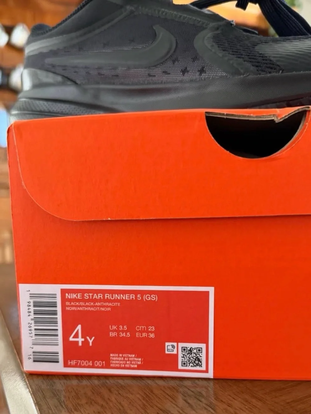 Nike Black Kids' Running Sneakers